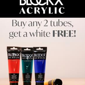 BLOCKX Acrylic | Buy 2 & get a white FREE