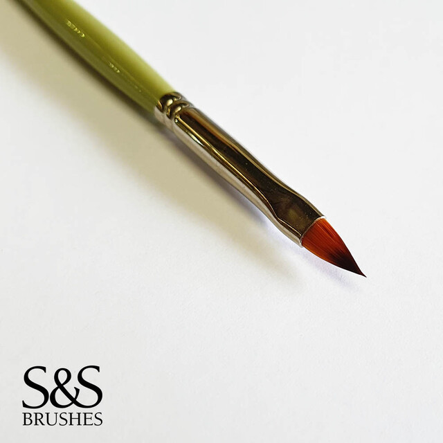 S&S Cats Tongue Filbert Brushes