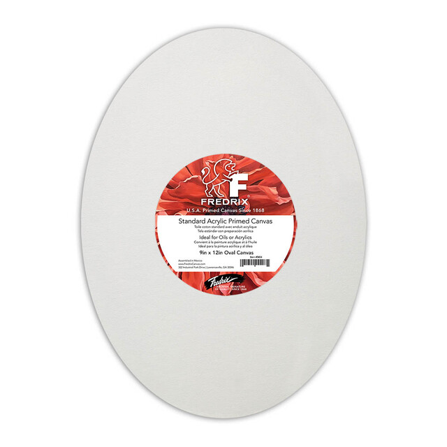 Stretched Canvas-Oval, Round & Other