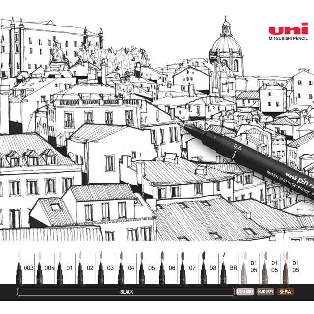 Uniball Fineline Pens