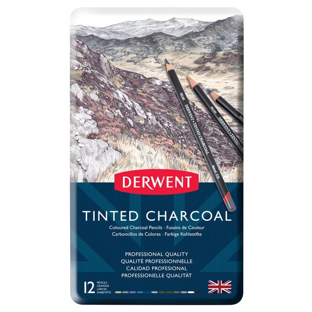 Derwent Tinted Charcoal Pencils