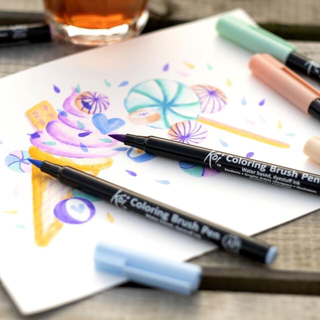 Sakura Koi Watercolour Brush Markers