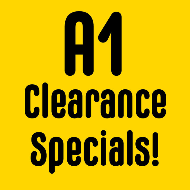 A1 Clearance Specials