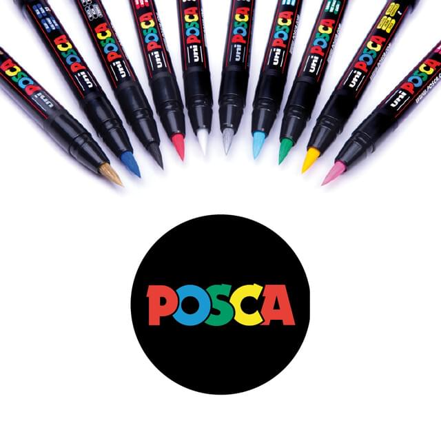Posca Brush Markers