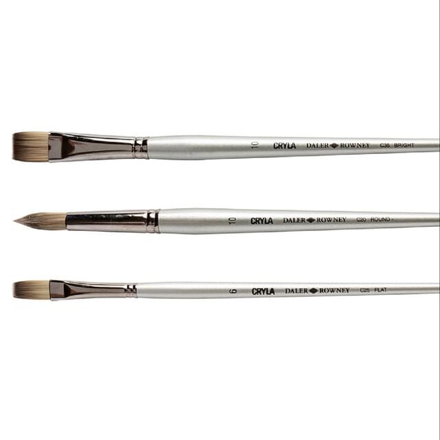 Rowney Cryla Acrylic Brushes