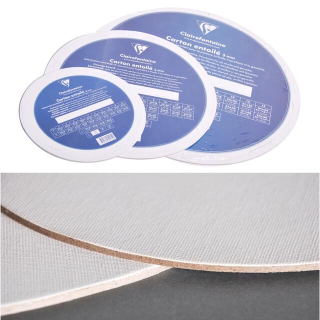 Clairefontaine Round Canvas Boards