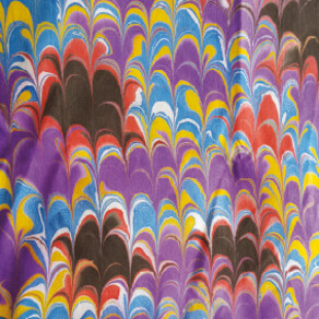 Fabric marbling with Jacquard Marbling Kit