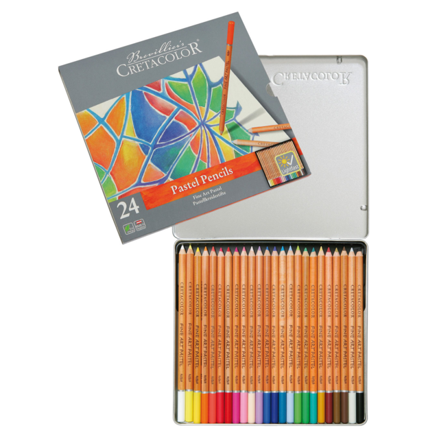 Cretacolor Fine Art Pastel Pencil - Set of 72 (Tin Box)