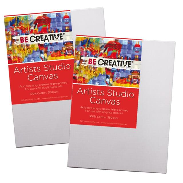 Be Creative Thin Edge Stretched Canvas