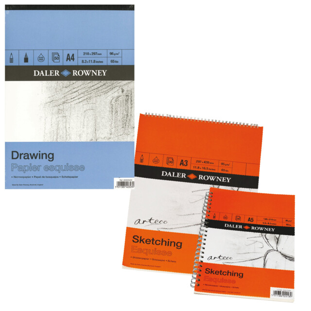 Daler-Rowney Drawing & Sketching Pads