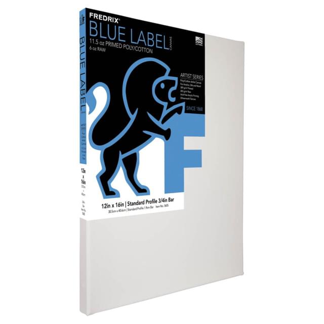Fredrix Blue Label Stretched Canvas