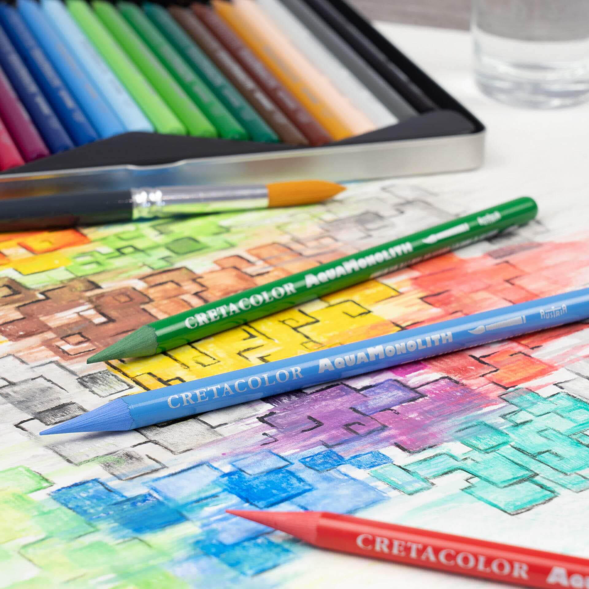 Art Journaling with Cretacolor Aqua Monolith Colored Pencils