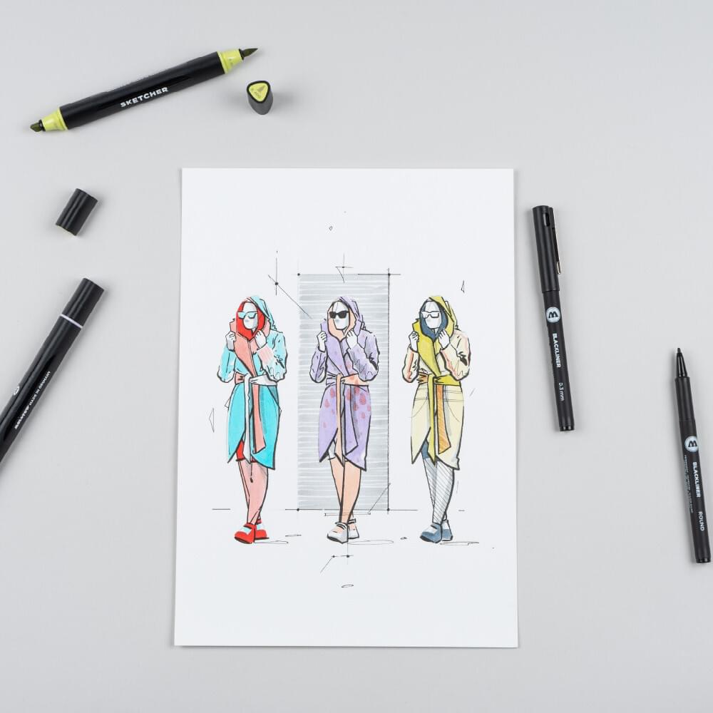 Molotow Sketcher Twin Marker 12 Set Pastel Kit