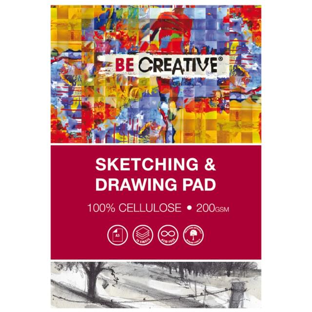 Be Creative Sketching & Drawing Pads