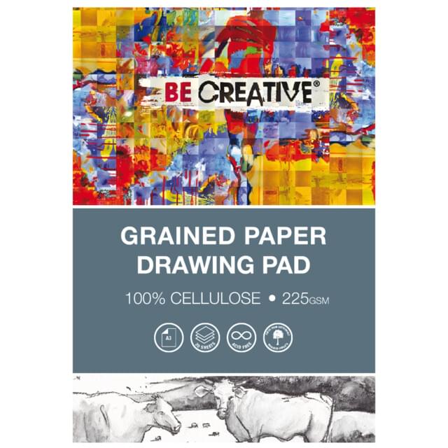 Be Creative Grained Drawing Pads