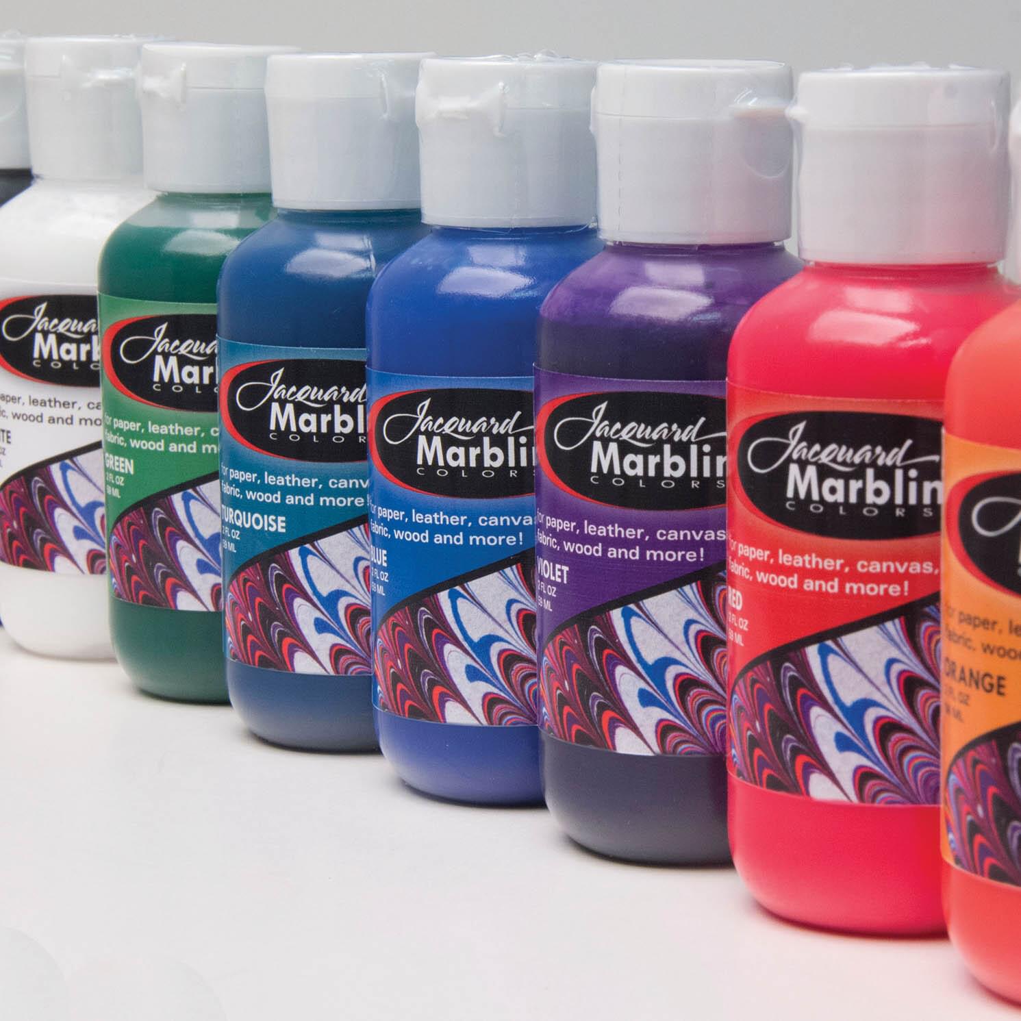 Marbling Paint Kit 8 Colours Fabric Paper Wood Art Painting in Water for  sale online