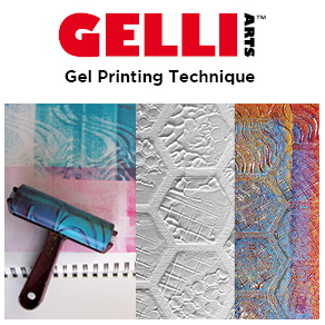 Gelli Arts Viscosity Printing