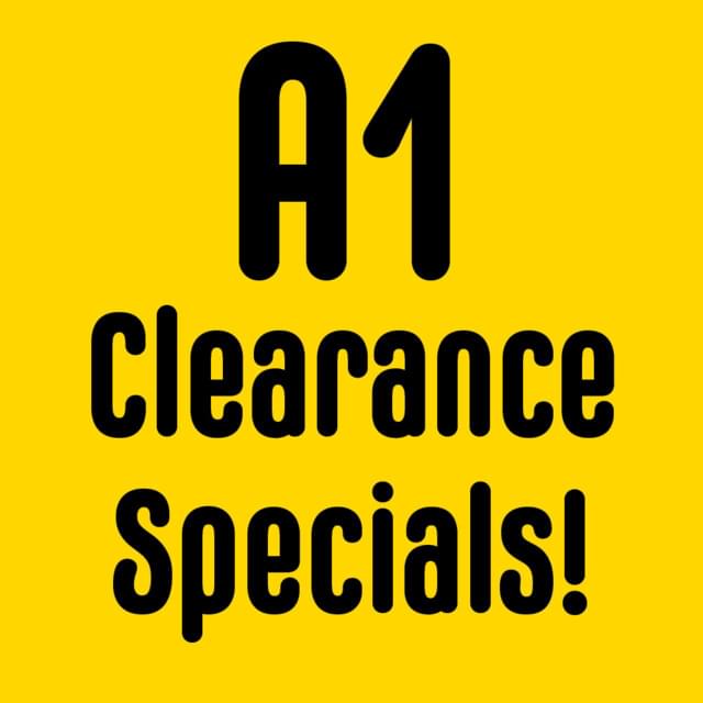 A1 Clearance Specials