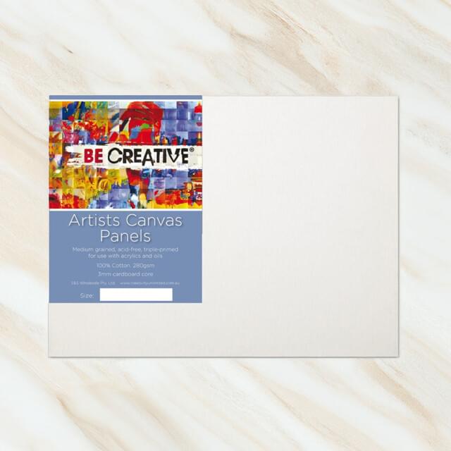 Be Creative Cotton Canvas Panels