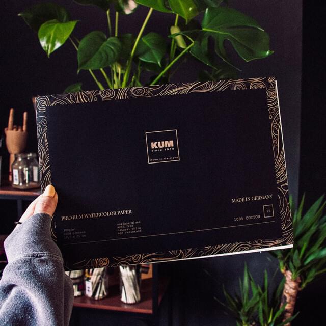 Watercolour Paper - KUM 100%  Cotton