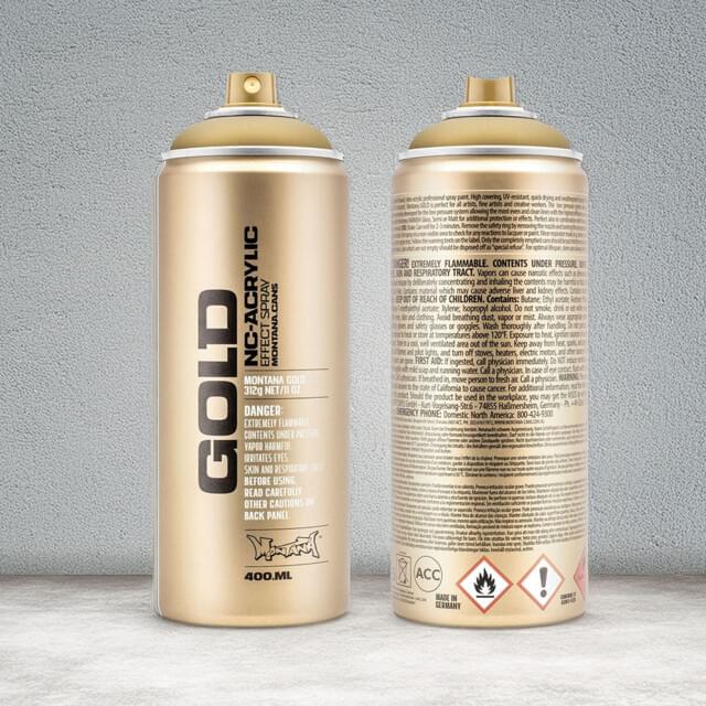 Montana Gold Metallic Spray Paint