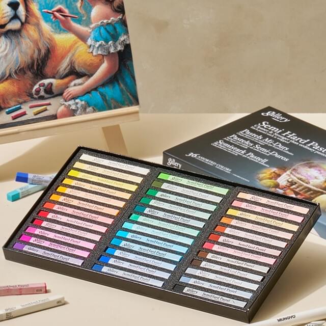 Gallery Semi-Hard Pastels