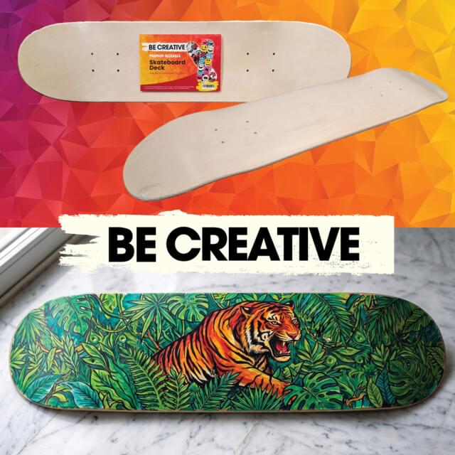 Skateboard Decks, Trucks  & Deck Tape