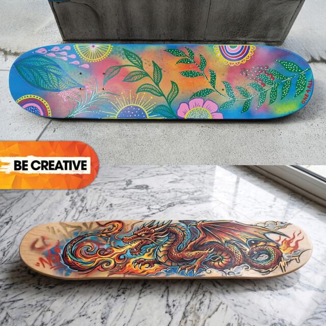 Skateboard Decks, Trucks  & Deck Tape