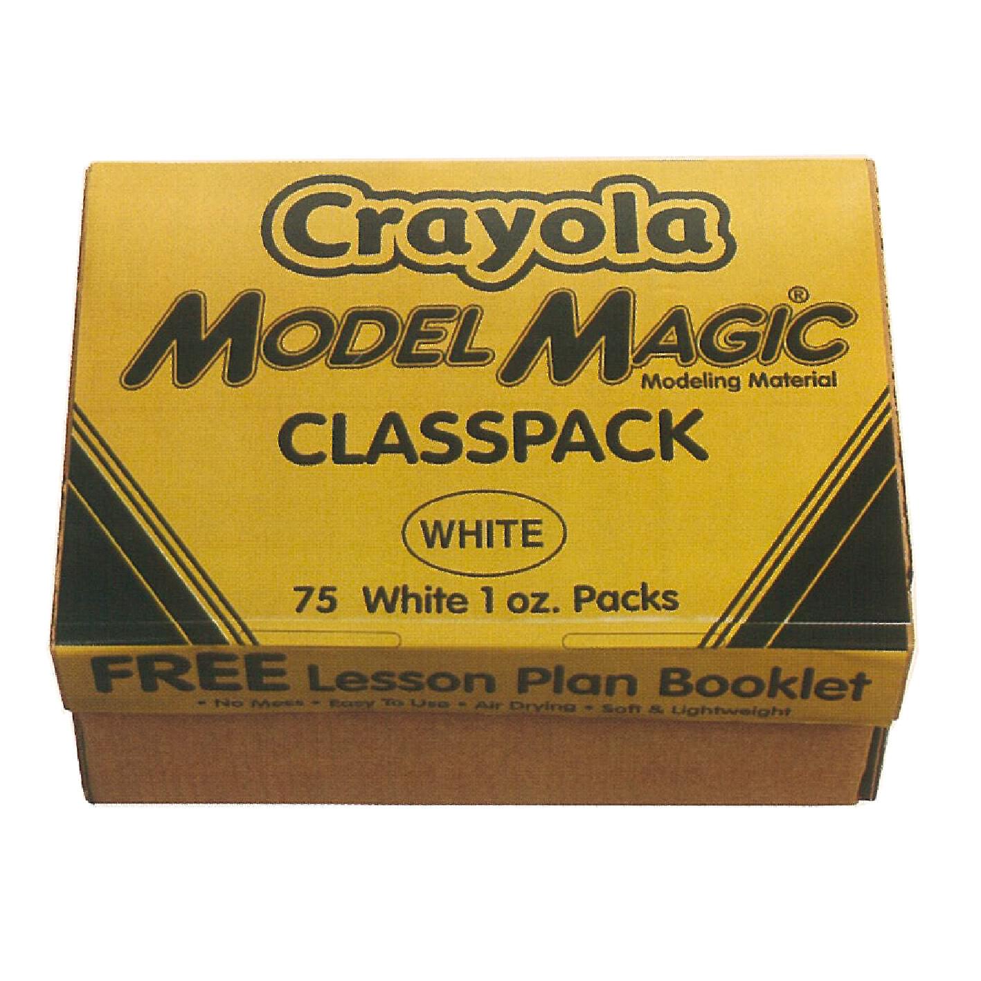 Crayola 1 oz Model Magic Modeling Compound, White, 75/Pack